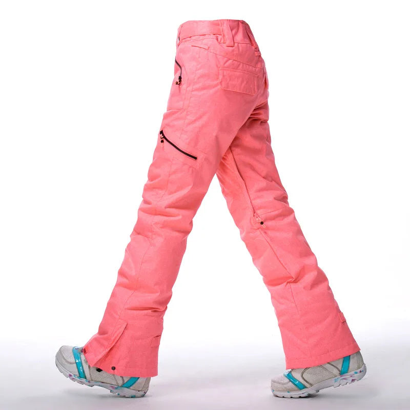 Denim Texture Snow Pants