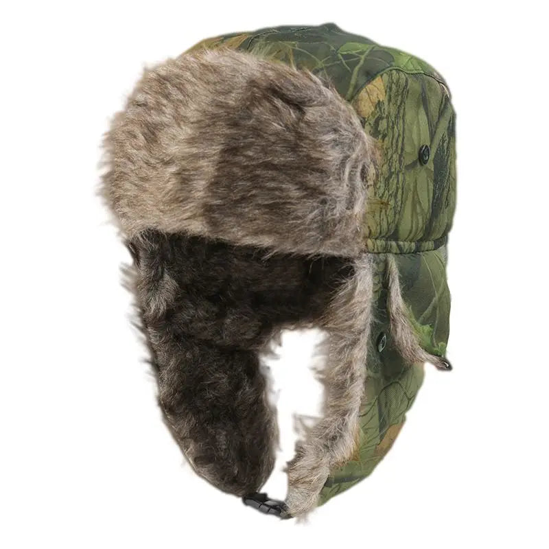 Faux Fur Flap Cap