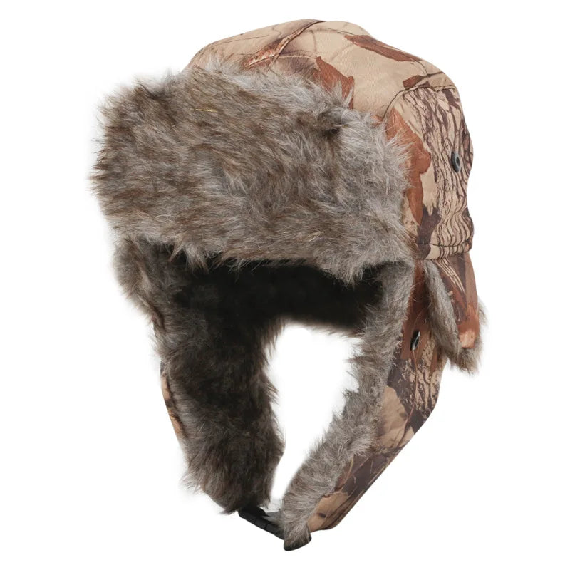 Faux Fur Flap Cap