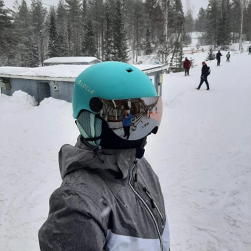 Skiing Helmet Visor Goggles