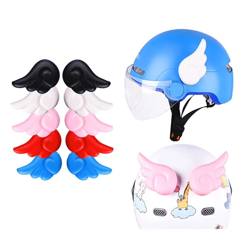 1 Pair Helmet Angel Wings