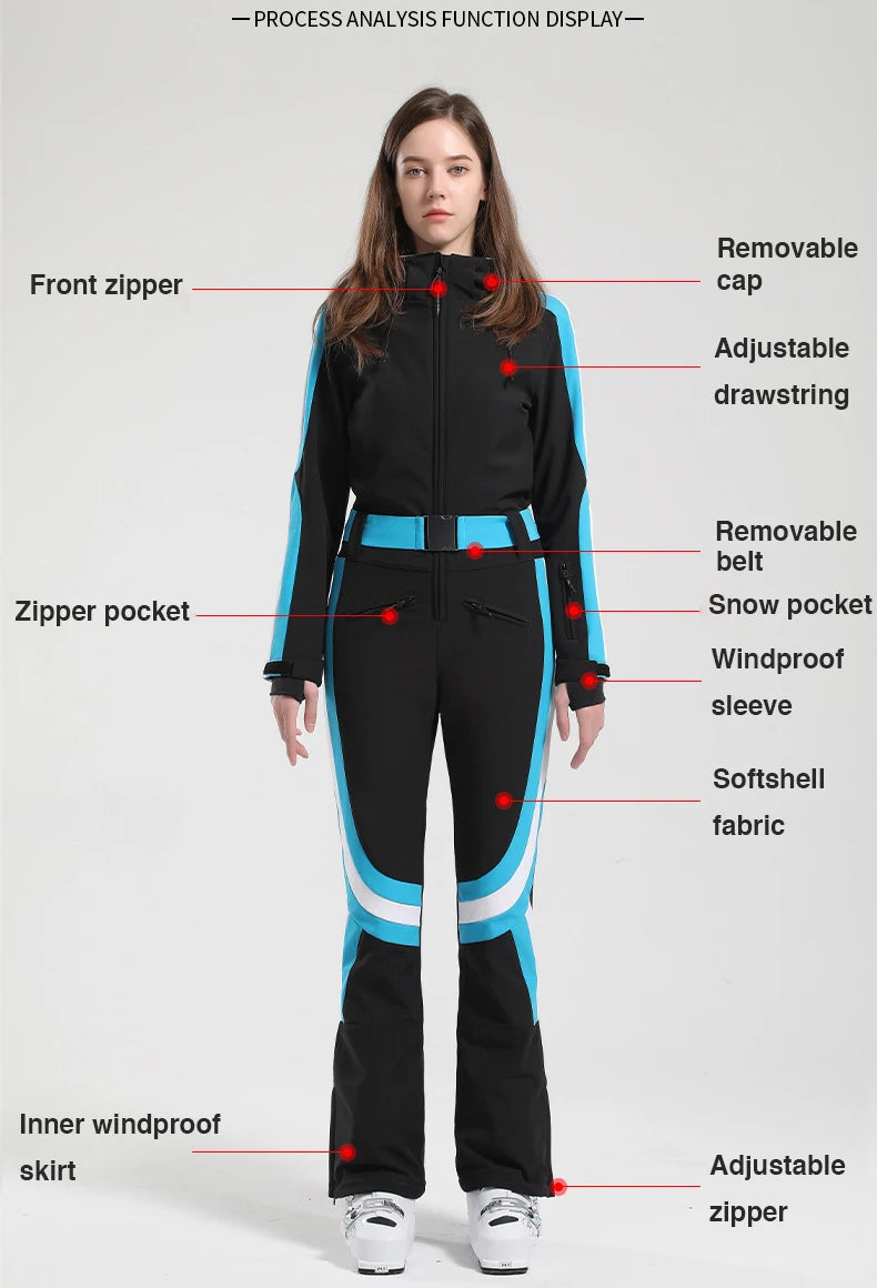 Women's Softshell Snow Suit