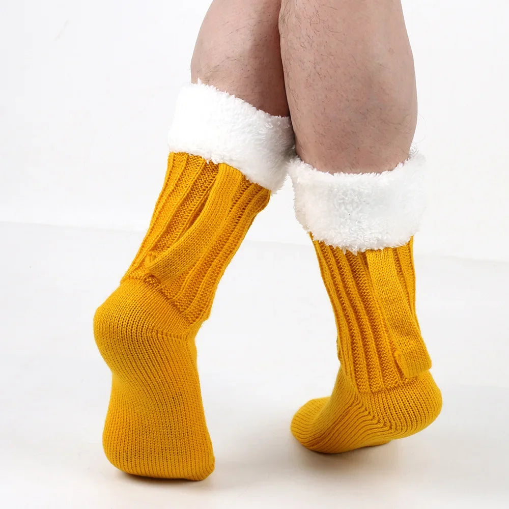 Beer Mug Knitted Socks