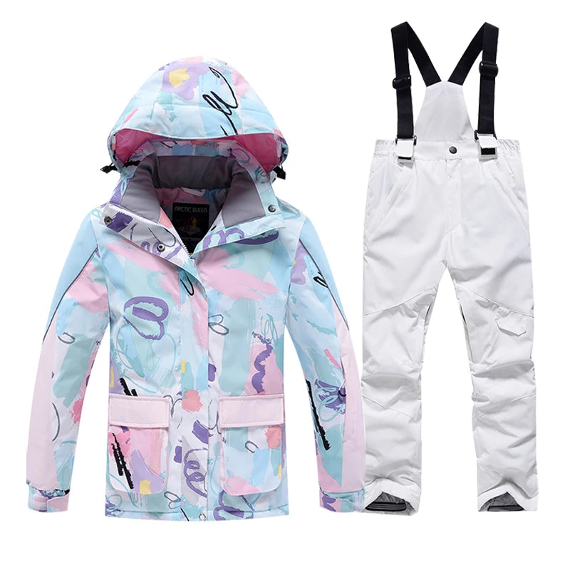 Snowboarding Kids Jacket and Pants