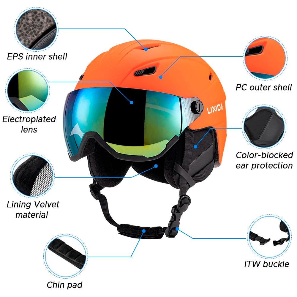 Integrated Ski Helmet