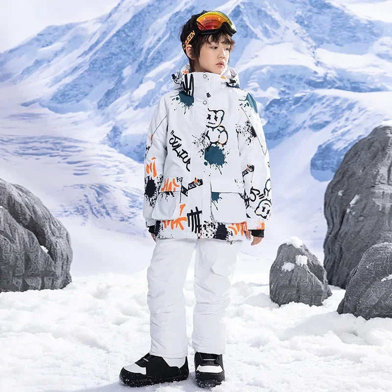 Snowboarding Kids Jacket and Pants