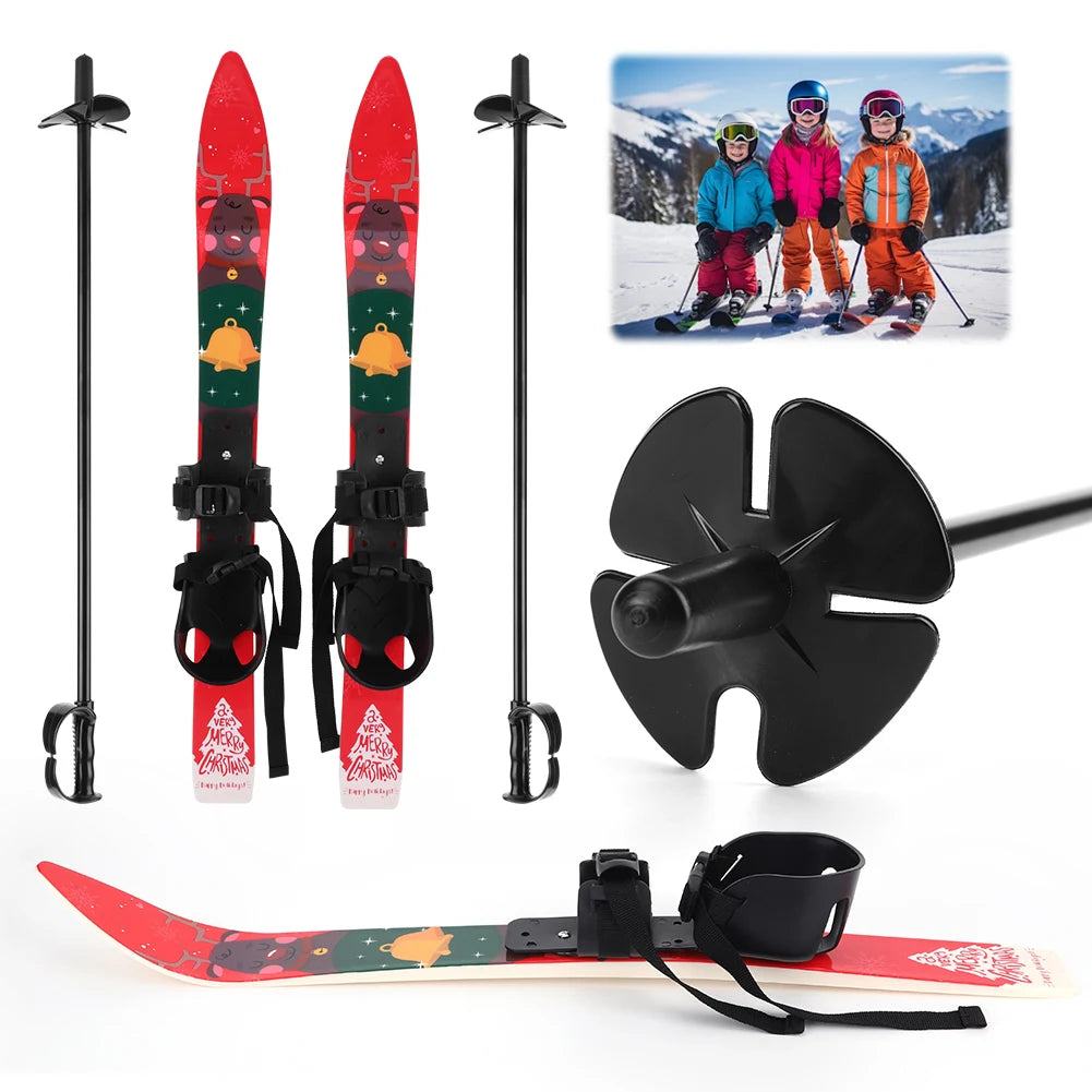 Kids Skiing Snowboard