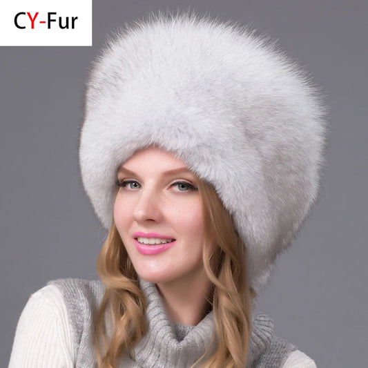 Fox Fur Hat Women