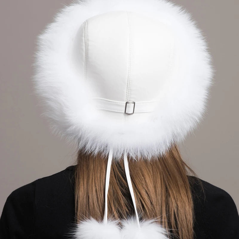 Fox Fur Hat Women