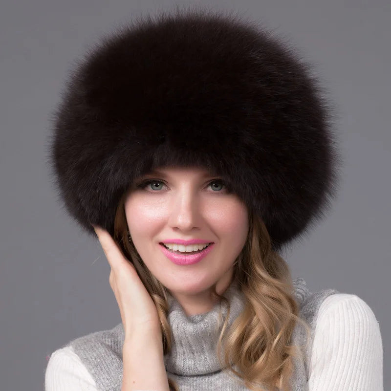 Fox Fur Hat Women