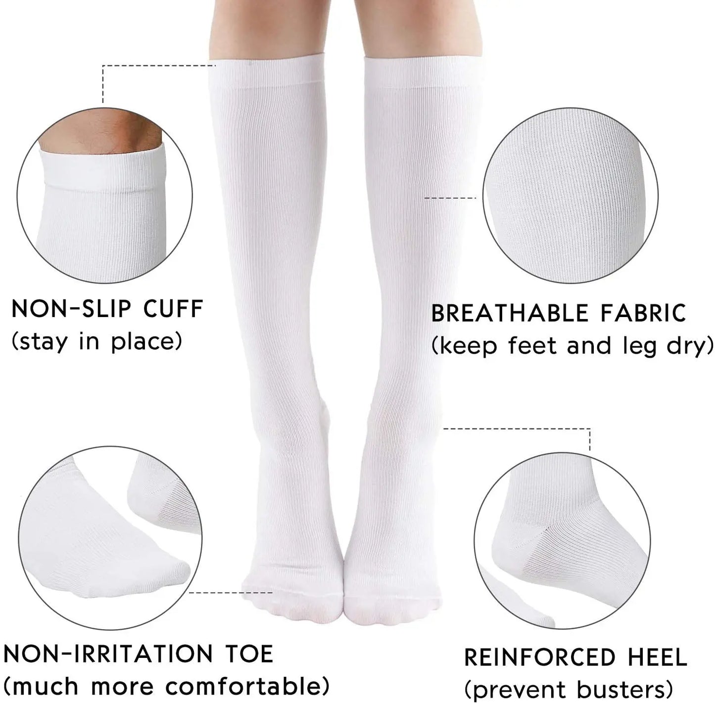 Copper Fiber Compression Socks