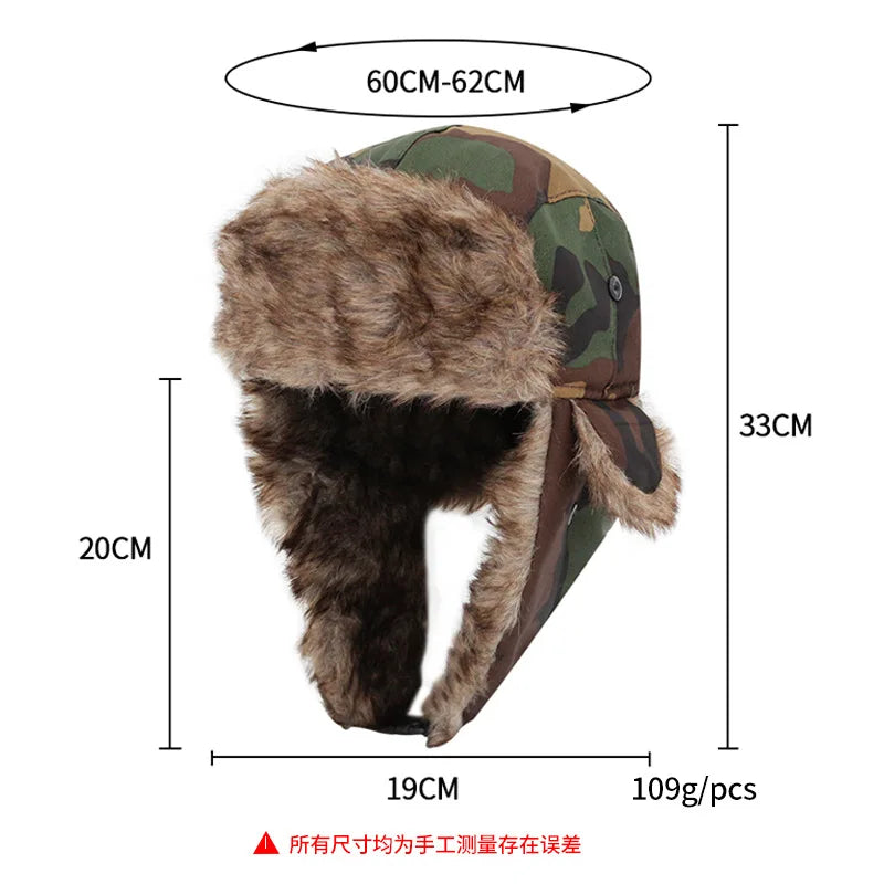 Faux Fur Flap Cap