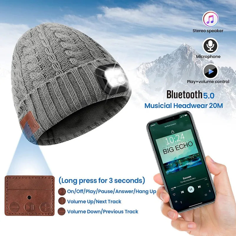 Bluetooth Headphone Hat