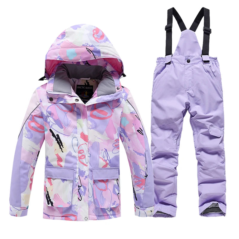 Snowboarding Kids Jacket and Pants